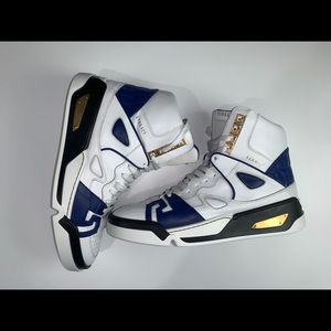 Versace Mock Croc Quilted Leather Atlas Sneakers